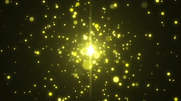 唯美浪漫金色粒子放射发散星空（循环）