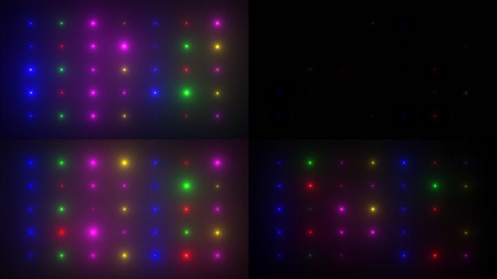 时尚绚丽灯光矩阵舞台背景（循环）