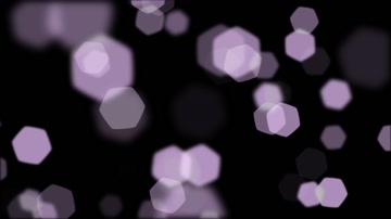 六边形粒子光斑特效素材（通道循环）