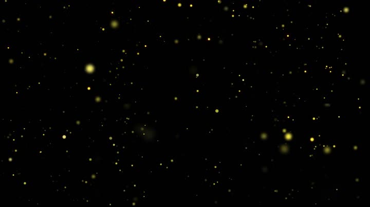 金色粒子上升led视频（循环）