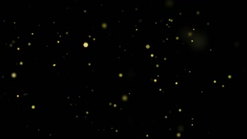 金色粒子上升led视频（循环）