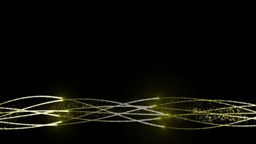 金色粒子光线特效系列素材