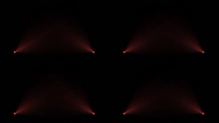 红色灯光秀激光秀（循环通道）