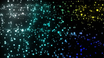 绚丽粒子灯光空间旋转led视频（循环）