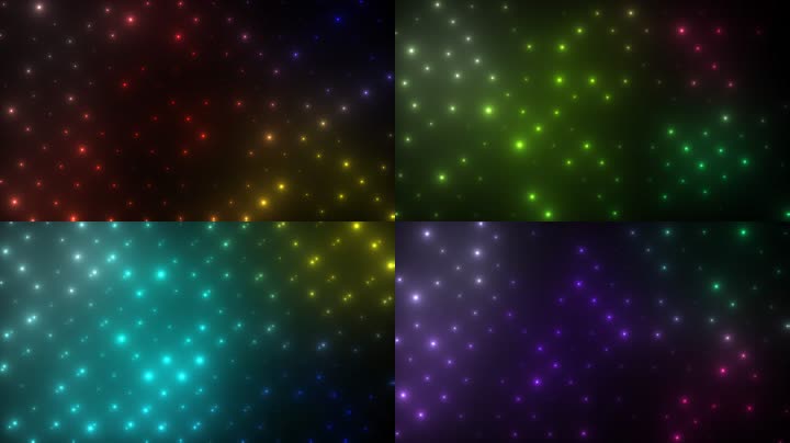 动感时尚绚丽灯光矩阵舞台背景（循环通道）