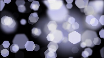 六边形粒子光斑特效素材（通道循环）