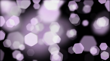 六边形粒子光斑特效素材（通道循环）