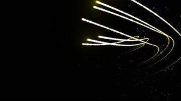 金色粒子光线特效系列素材