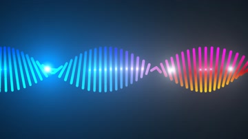 时尚粒子灯光扭曲空间旋转led视频