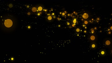 唯美金色粒子光斑舞台背景（循环通道）