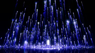 蓝色粒子梦想舞台led视频（循环通道）