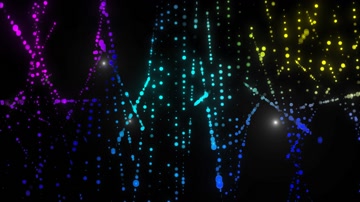 时尚粒子灯光扭曲空间旋转led视频