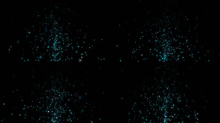 粒子上升led视频（循环）