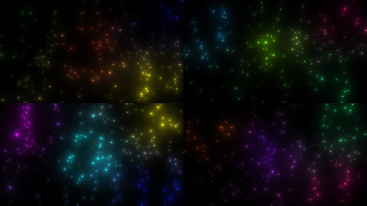 灯光舞台 彩灯 彩色 五彩粒子 光效排灯