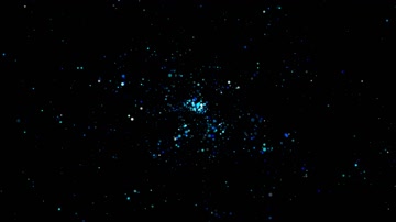 唯美粒子星空舞台背景（循环通道）