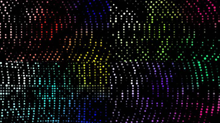 时尚绚丽灯光矩阵旋转舞台背景（循环）