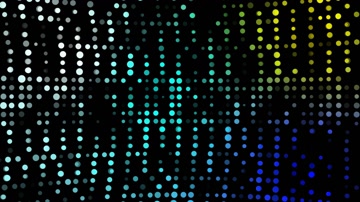 时尚绚丽灯光矩阵旋转舞台背景（循环）