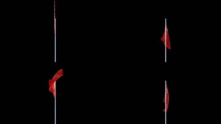 党旗_全景旋转
