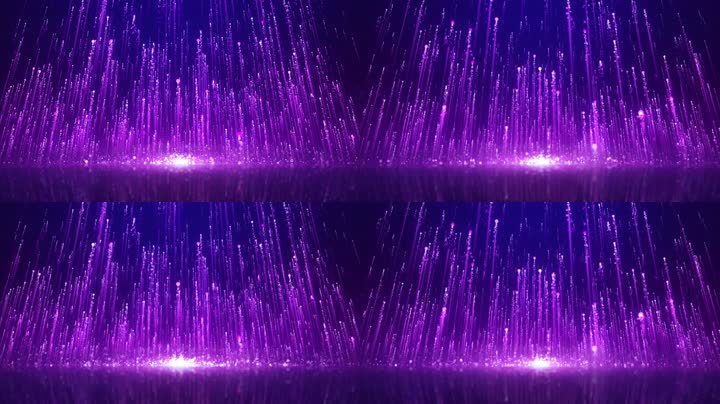 紫色粒子光线
