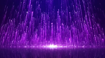 紫色粒子光线