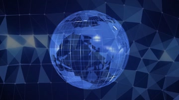 互联网科技地球背景视频（循环）