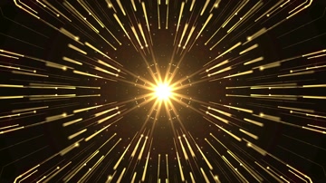 金色线条扩散舞台背景