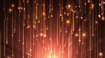 金色粒子飘落舞台背景