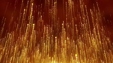 金色粒子光线背景