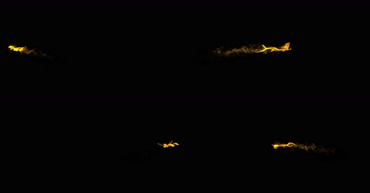 4K巨幕清晰度_舞台循环金火凤凰