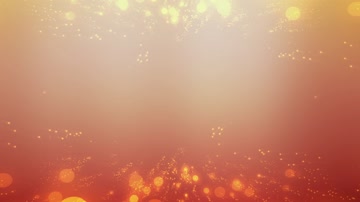 金色粒子飞舞合成边框