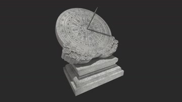 日晷时间逆时针（南半球）通道+无限循环