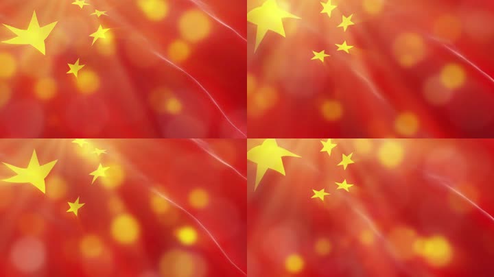五星红旗飞扬背景