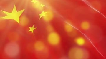 五星红旗飞扬背景