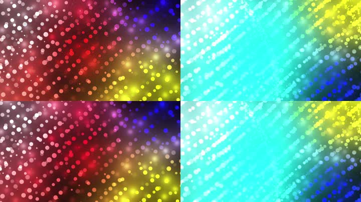 彩色霓虹光斑节奏灯光