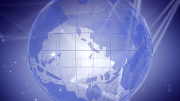 全息科技地球光效背景视频（循环）