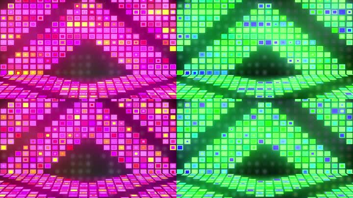 动感灯光彩灯舞台背景循环