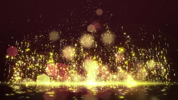 梦幻金色粒子舞台背景 梦幻金色粒子舞台背景