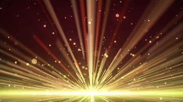 金色光线冲屏背景循环