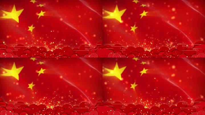 金色红旗飘扬党政背景 金色红旗飘扬党政背景