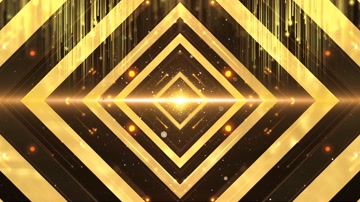 金色震撼舞台颁奖背景循环