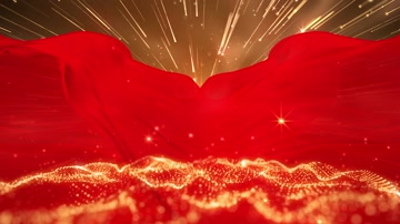 金色红绸舞台晚会背景 金色红绸舞台晚会背景