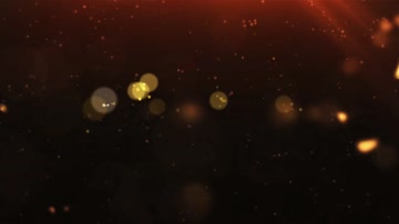 唯美金色粒子光斑标题企业年会开场