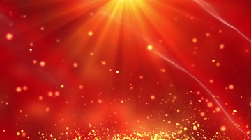 大气红绸粒子上升背景