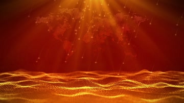 大气金色粒子背景循环