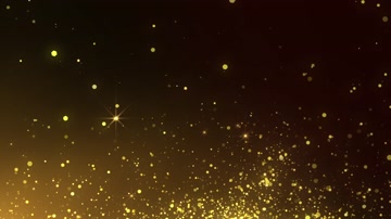 梦幻金色粒子唯美背景