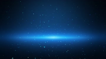 蓝色粒子光斑唯美合成带通道