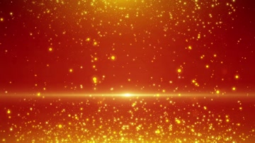 金色粒子光效舞台背景循环