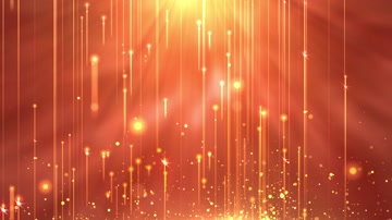 金色粒子光线升上背景