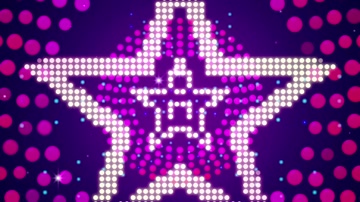 动感五角星灯光背景循环 动感五角星灯光背景循环