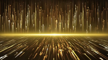 金色粒子线条舞台背景